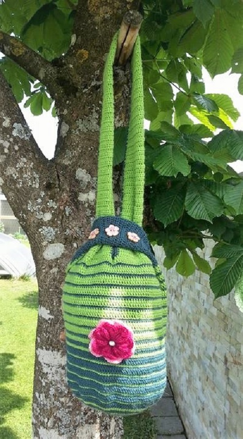 Japanese Knot Bag Free Crochet Patterns 3