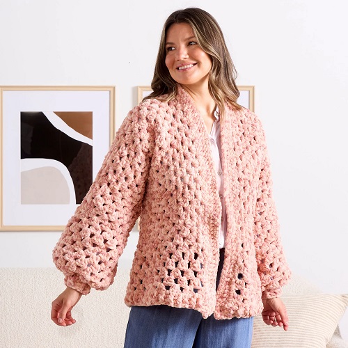 Crochet Blanket Cardigan Free Patterns 3