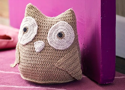 Crochet Owl Doorstopper Pattern