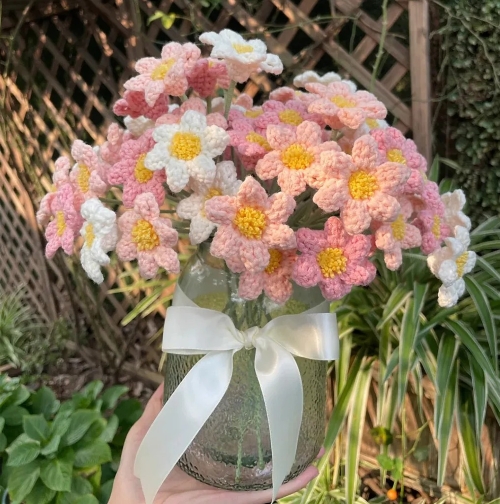 Crochet Azalea Flower Idea