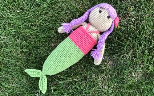Cute and Cuddly Mermaid Doll Amigurumi