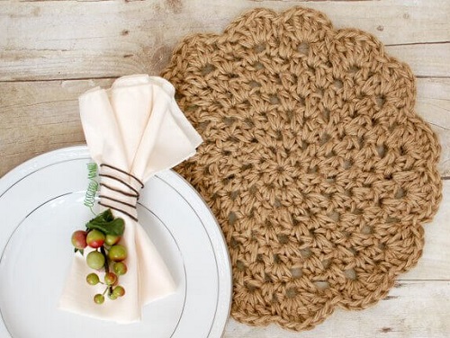 Easy and Cute Crochet Placemats