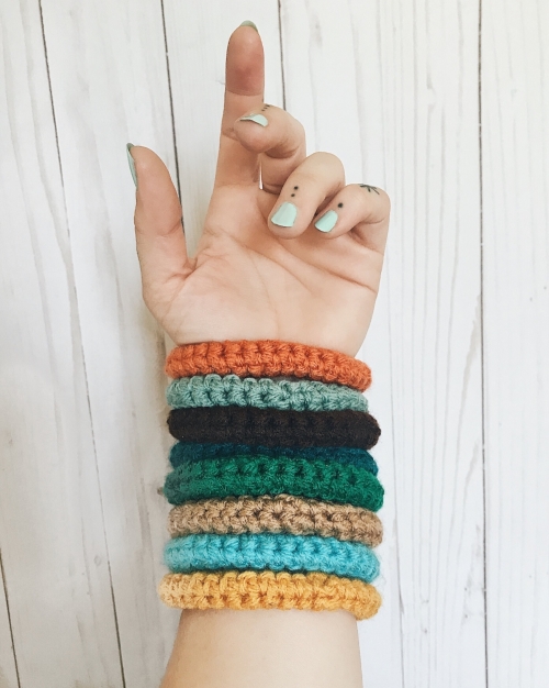 Crochet Bangles Bracelets Pattern