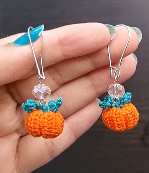 Crochet Halloween Earrings Free Patterns 2