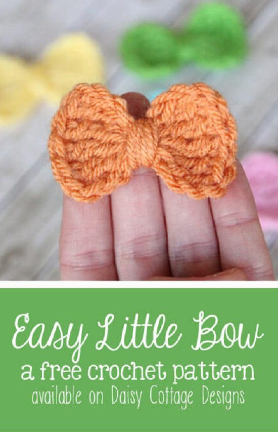 DIY Crochet Bows