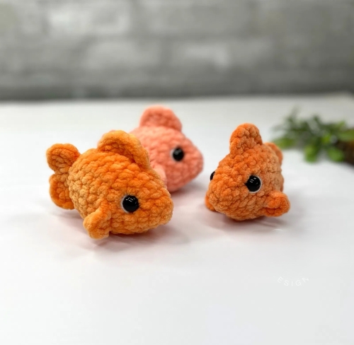 Free Gold Fish Amigurumi Crochet Patterns 4
