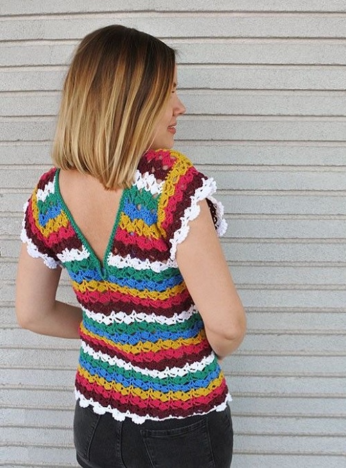 Sunny Days colorful Top