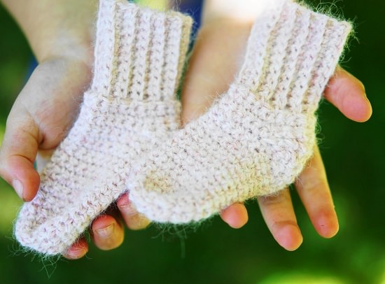 DIY Crochet Socks 15