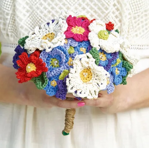 Free Crochet Flower Bouquet Patterns 3