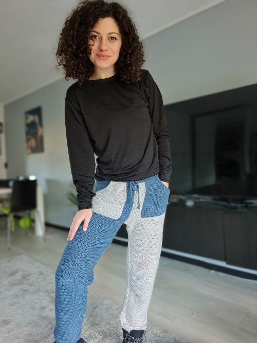 Crochet Women Long Pants Free Patterns 5