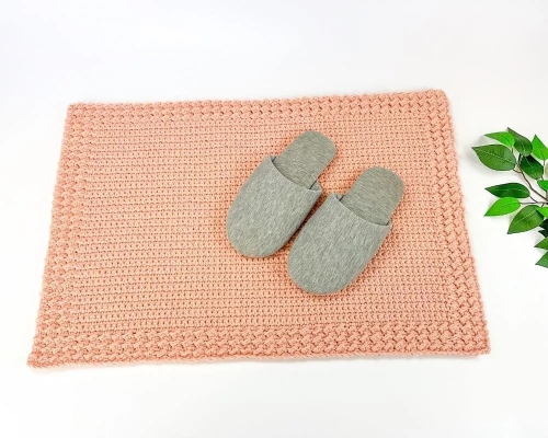 Easy Crochet Bath Mat Pattern