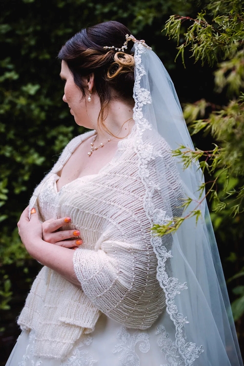 Beaded Bridal Shawl