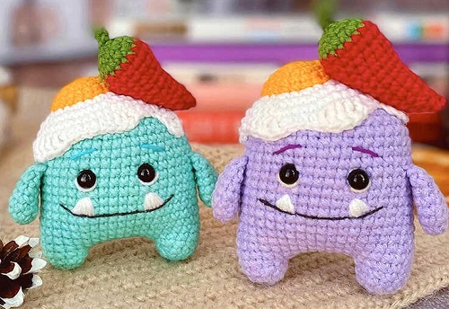 Lunch the Cute Monster Free Pattern