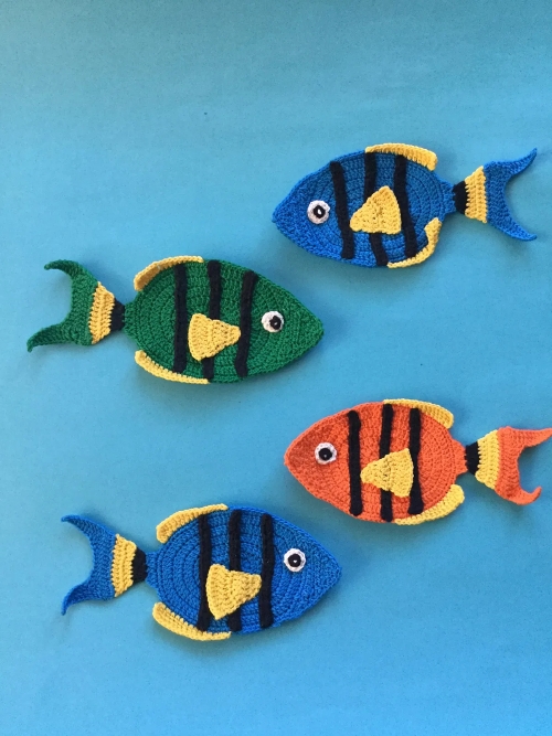 Crochet Tropical Fishes Free Pattern