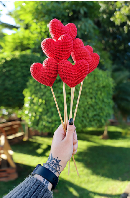 valentines-day-bouquet-crochet pattern