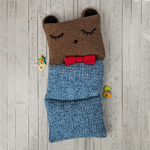 Beary Comfy Crochet Floor Pillow Pattern