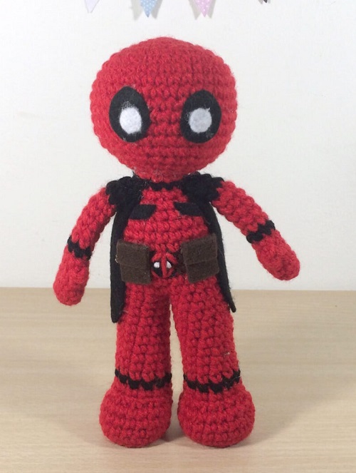 Deadpool Amigurumi Free Crochet Patterns 3