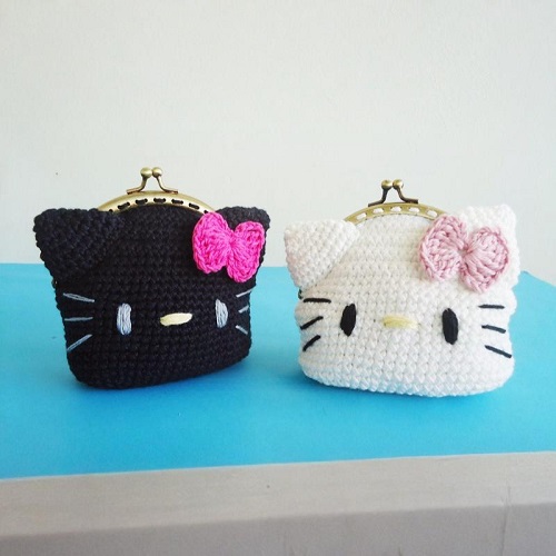 Hello Kitty Crochet Coin Purse Free Pattern
