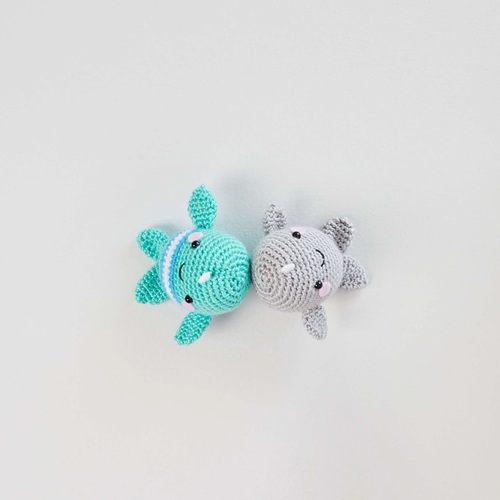 Ned and Norman Crochet Narwhal Pattern