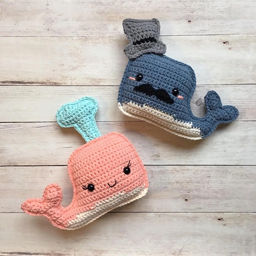 amigurumi whales