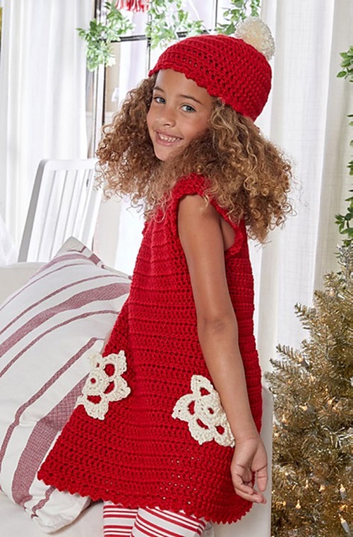 Holiday Photo Op Dress and Hat