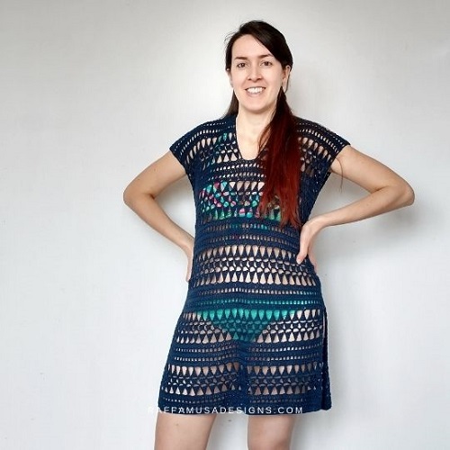 Crochet Cover Up Dress Free Patterns 3