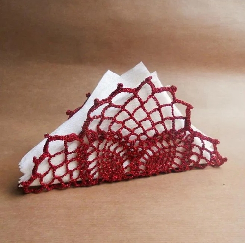 Crocheted Napkin Holder