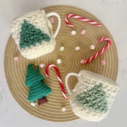 Christmas Mug Cover Free Crochet Patterns 2