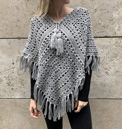 Tulip Square Poncho