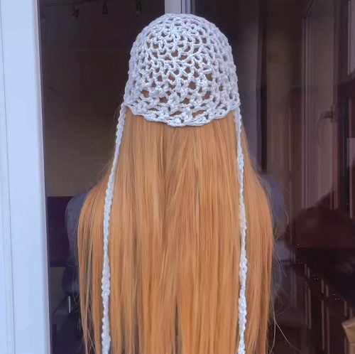 Crochet Lacey Hat Free Patterns 2