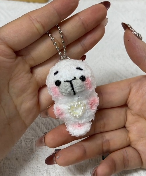 Cute Baby Seal Keychain