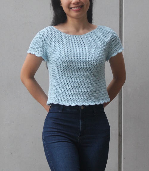 Women T-Shirts and Tees Free Crochet Patterns 2