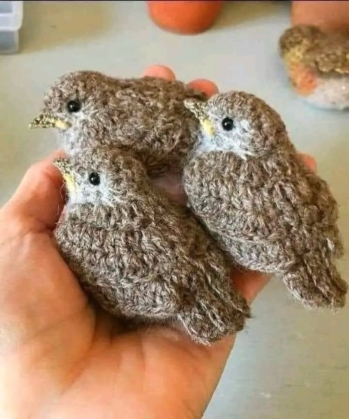 Amigurumi Birds Flock