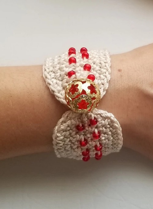 Free Crochet Bead Bracelet Ideas