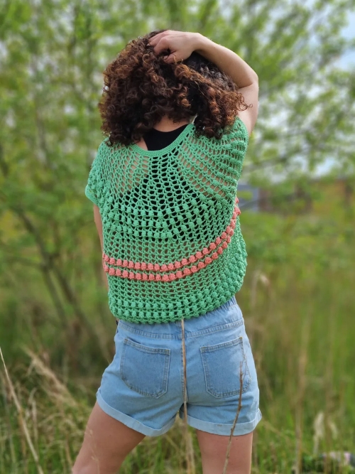 Crochet Floral Buds Top