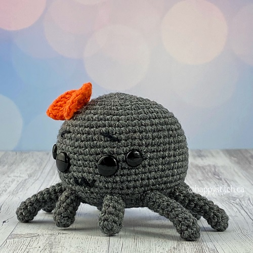 Adorable Black Spider Amigurumi
