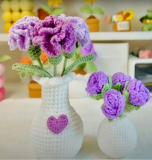 Crochet Vase Free Patterns 1a