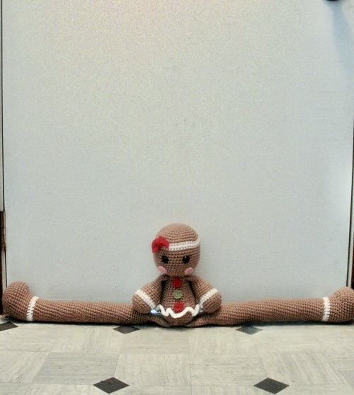 Gingerbread Draft Stopper and Shelf Sitter