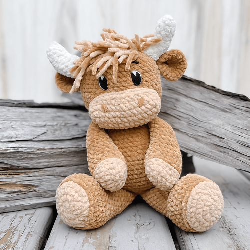 crochet cow toy pattern