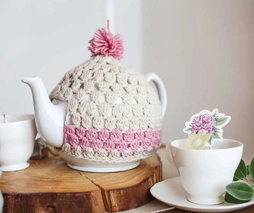 how to crochet a tea cosy free pattern