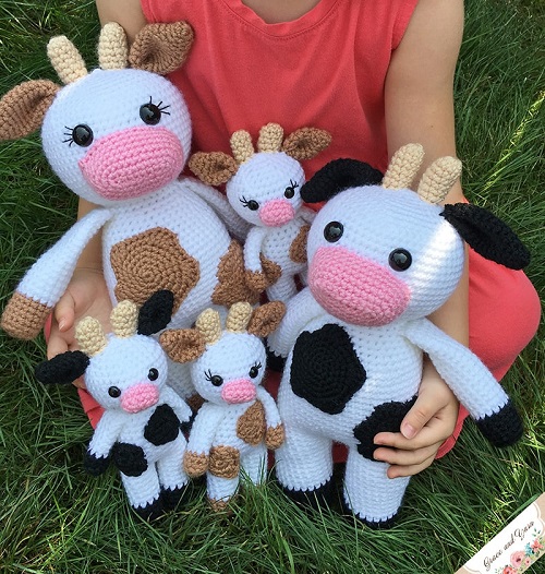 Crochet Cows free Patterns