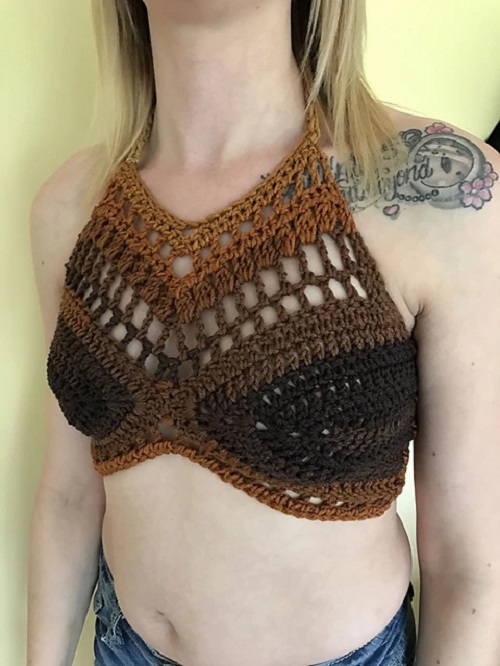Easy and Cute Crochet Bralette