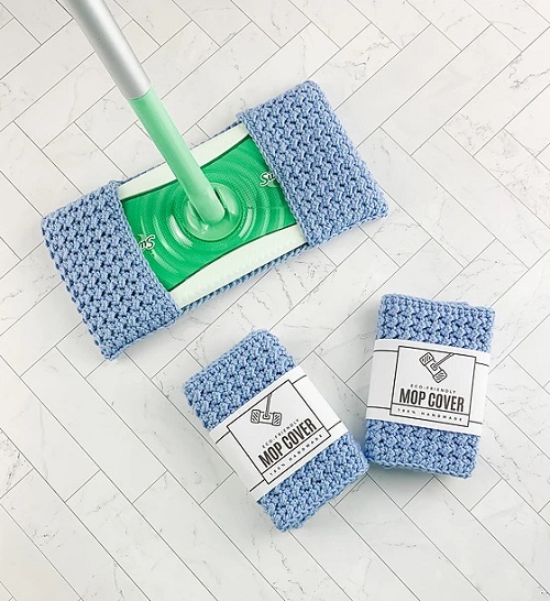 Crochet Mop and Sweeper Cover Free Patterns 1