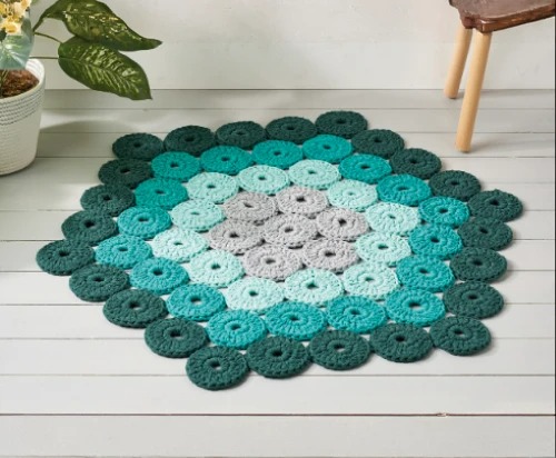 Free crochet rug pattern