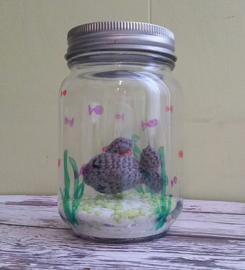 Crochet Bottle Aquarium Free Patterns 2