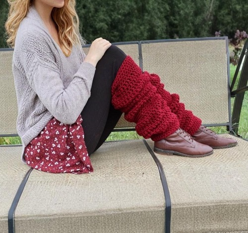 Crochet Super Slouchy Leg Warmers