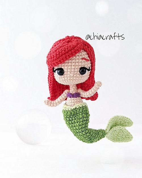 Crochet Mermaid Amigurumi Free Pattern 1