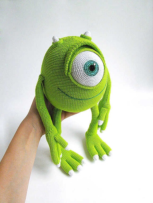 Crochet Mike Wazowski Monster