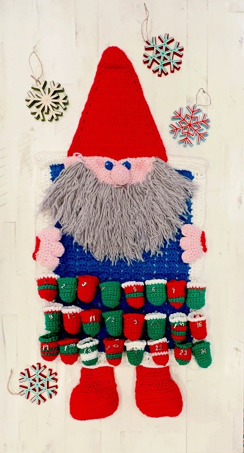 Crochet Gnome Advent Calendar Free Pattern