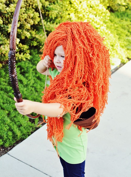 Princess Merida Costume Wig